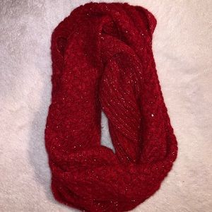 red infinity scarf